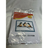 MNLS precision Cross Stitch Kit Bird Trio on Branch 11CT Model