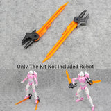 3D DIY Double Knife Upgrade Kit For Siege Earthrise Kingdom Legacy Arcee Model