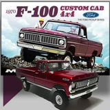 MOEBIUS MODELS 1230 1/25 1970 FORD F-100 CUSTOM CAB 4X4 PLASTIC MODEL KIT Model