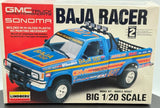 Lindberg GMC Sonoma Baja Racer, Big 1:20 Scale, Skill 2 Level, NIB, New Sealed Model