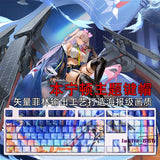 Azur Lane USS Bennington Backlit 108 Keycaps Dye-sub PBT for Cherry MX Keyboard Model