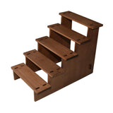 Wooden Display Riser Shelf Collectibles Display Stand for Dolls Figures Toys 5 Model