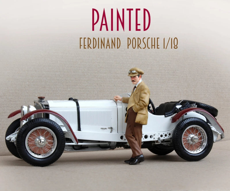 FIGURE 1/18 Ferdinand Porsche PAINTED CMC Porsche, Mercedes Benz, etc Model