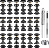 40 Pieces (10 Sets) Snap Fastener Kit Tool 5/8 Inches (15Mm) Snap Button Kit Sna Model