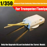 1/350 German Bismarck/Tirpitz Battleship Metal Main Gun Barrels Upgrade Part Model