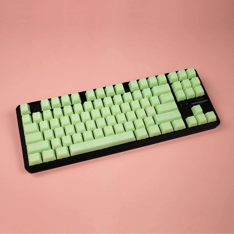 POM Jelly Matcha Keycaps Blank (108 keycap set) Model