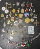 LOT OF 45+ CHARMS / SMALL PENDANTS: VARYING AGES, STYLES, COLORS P402 Charms
