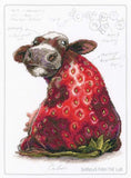 RTO counted Cross Stitch Kit "Cow BeRRi" M70041, 21,5x30 cm, DIY Model