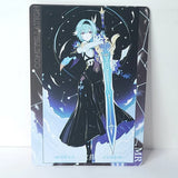 Eula Black Waifu Anime Card Constellation Girl Wall Art Oversized Board A5 Model