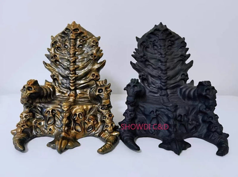 1/12 Scale Death Skull Throne Chair Model For 6" ~ 8" Action Figures Body Toy Model