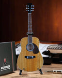 AXE HEAVEN Classic Natural Finish Acoustic Miniature Guitar Display Gift, AC-001 Model