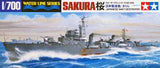 Tamiya 31429 1/700 Scale Model Waterline Kit WWII IJN Japanese Destroyer Sakura Model