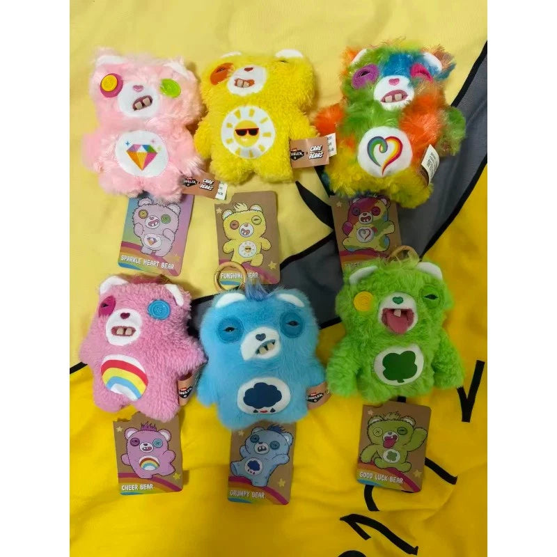Fuggler Official Care Bear Plush Toy Keychain Blind Box / Bag Doll Pendant Charm Model