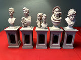 Disney Parks Haunted Mansion Pillar Busts Set of 5 Dread Family 45th Anniversary Model