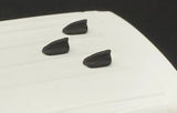 3-Pack 1/64 Scale Model Shark Fin Antenna LAPD Style Los Angeles Police 64 Model
