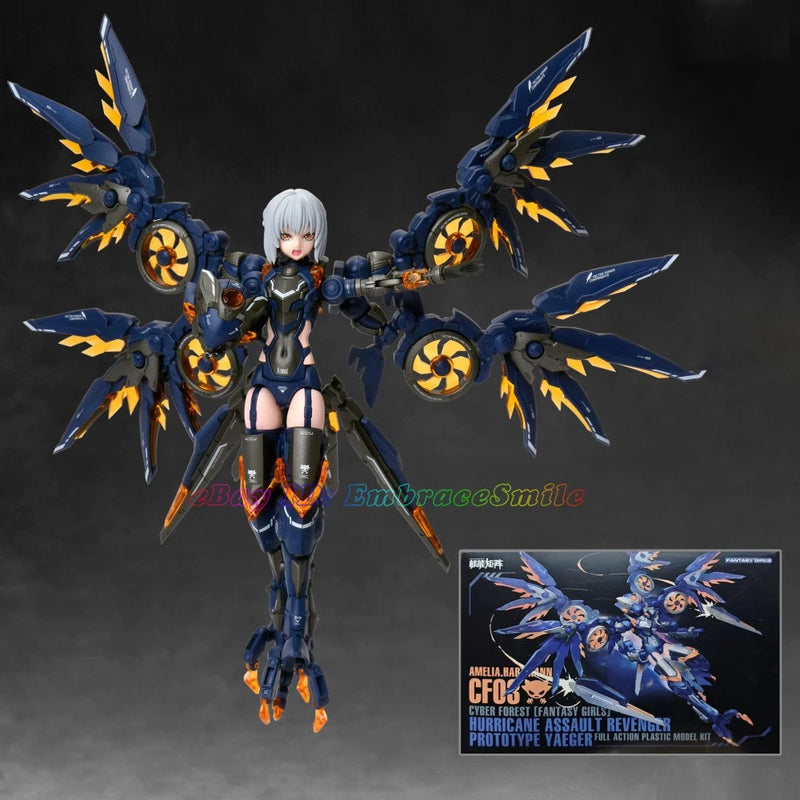 Nuke Matrix CF03 Cyber Forest Fantasy Girl Amelia Hartmann Assembly Model Kit Model