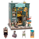 DIY Miniature Dollhouse Book Nook Kit ?C Reading Corner Bookshop Bookshelf Ins... Model