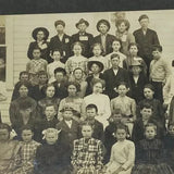 Texas Class Photo Percival school Vintage Studio Photograph on Board Model