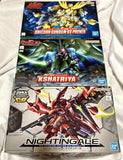 GUNDAM Unicorn 03 Phenex Kshatriya Nightingale BB Senshi SD BANDAI Model Kit SET Model