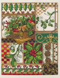 Cross Stitch Kit ~ Janlynn Winter Montage Seasonal Sampler #017-0104 Model
