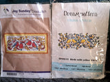 DIY Lot of 2 Counted Cross Stitch Kit Birds C005 Model