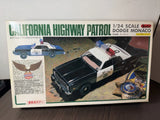 Yodel California Highway Patrol Car 1/24 Dodge Monaco Plastic Model Kit NIOB Model