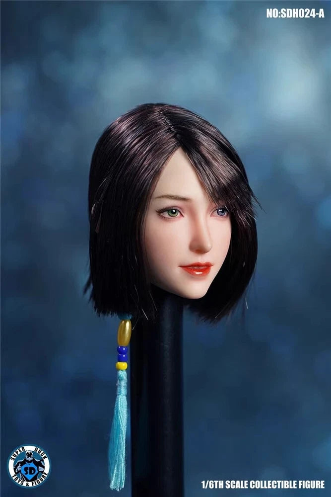 1/6 Scale SDH024A Loly Girl Asian Head Carving Model Toys Model