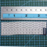 1/18 chrome(metal) decals benchi Mclaren for model kits 4880b Model
