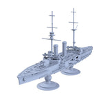 1:3000 IJN Tsukuba class Ikoma Battlecruiser 1912 Model
