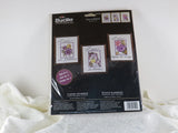 Bucilla Counted Cross Stitch Love is Patient Set of 3 4" x 5" (10.2x12.7cm) Model