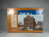 HO Walthers Cornerstone Plant No. 4 Background Building Kit 933-3183 Brand New Model
