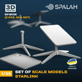 Starlink terminals (2 pcs) Scale Model Kit for Diorama 1:35 Spalah SP18135 Model