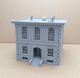 N Scale Police Station Building 3d Printed Model Kit Model