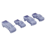 Outland Models Miniatures Modern Pick-up Truck Set 1:87 HO Scale Model