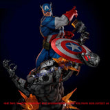 Capitan America VS Ultron 1/10 1/8 1/6 Model Kit Unpainted Unassembled 3D Print Model