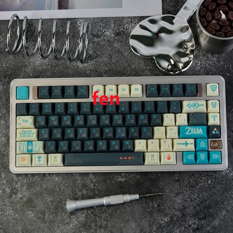 The Legend of Zelda 130 Keycaps Tears of the Kingdom PBT Cherry MX Keyboard Model