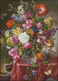 Needlework Crafts Embroidery DIY Counted Cross Stitch Kits Floral Butterflies Model