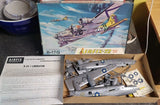 Airfix-72 B-24 Flying Fortress 1:72 Scale Model Kit Vintage 1960s Partial, B-17 Model