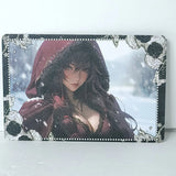Velvet Crowe Black Rose Waifu Card Anime Girl Wall Art Oversized Board A5 Model