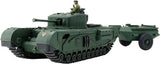 New Tamiya 32594 1/48 British Tank Churchill MK.VII Plastic Model Kit from Japan Model