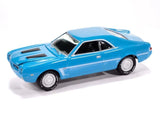 1969 AMC Javelin Big Bad Blue 1:64 Scale Model - Johnny Lightning JLCG037 Model
