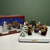 Vintage Wonderland Bear Band Animated Musical Lighted Christmas Display Orig Box Model