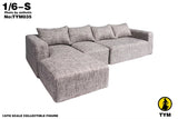 1/6 TYM035 Cotton Linen Sofa Home Scene Model Accessory Model