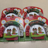 New! Lot Of 4 Pkgs Perler Fused Bead Kit Christmas Ornaments Craftcore DIY Model