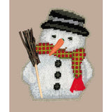 Le Bonheur des Dames counted cross stitch kit "Christmas Decoration Snowman", 8x Model