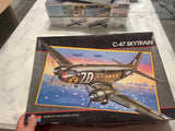 Monogram Skytrain and Prowler model airplane 1:48 scale Model