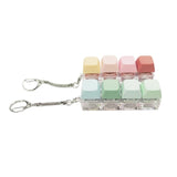 1PC 4-Key LED Light Keyboard Clicks Toy Keycap Tester For Stress Relief Model
