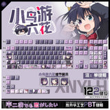 Love Chunibyo Other Delusions Takanashi Rikka CHRRY PBT Keycaps Keyboard Keycaps Model
