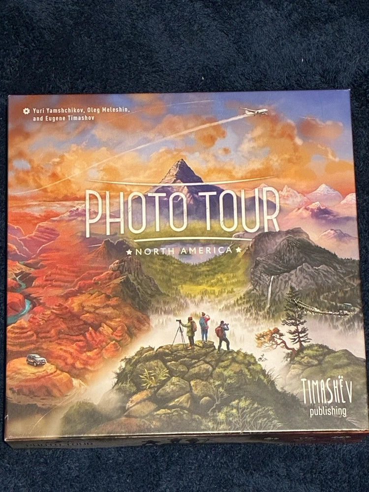 Photo Tour: North America Family Board Game for Kids and Adults GREAT CONDITION Model