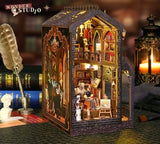 Wonder Studio Diy Book End Booknook Kit Creative 3D Cute Miniature Dollshouse Model
